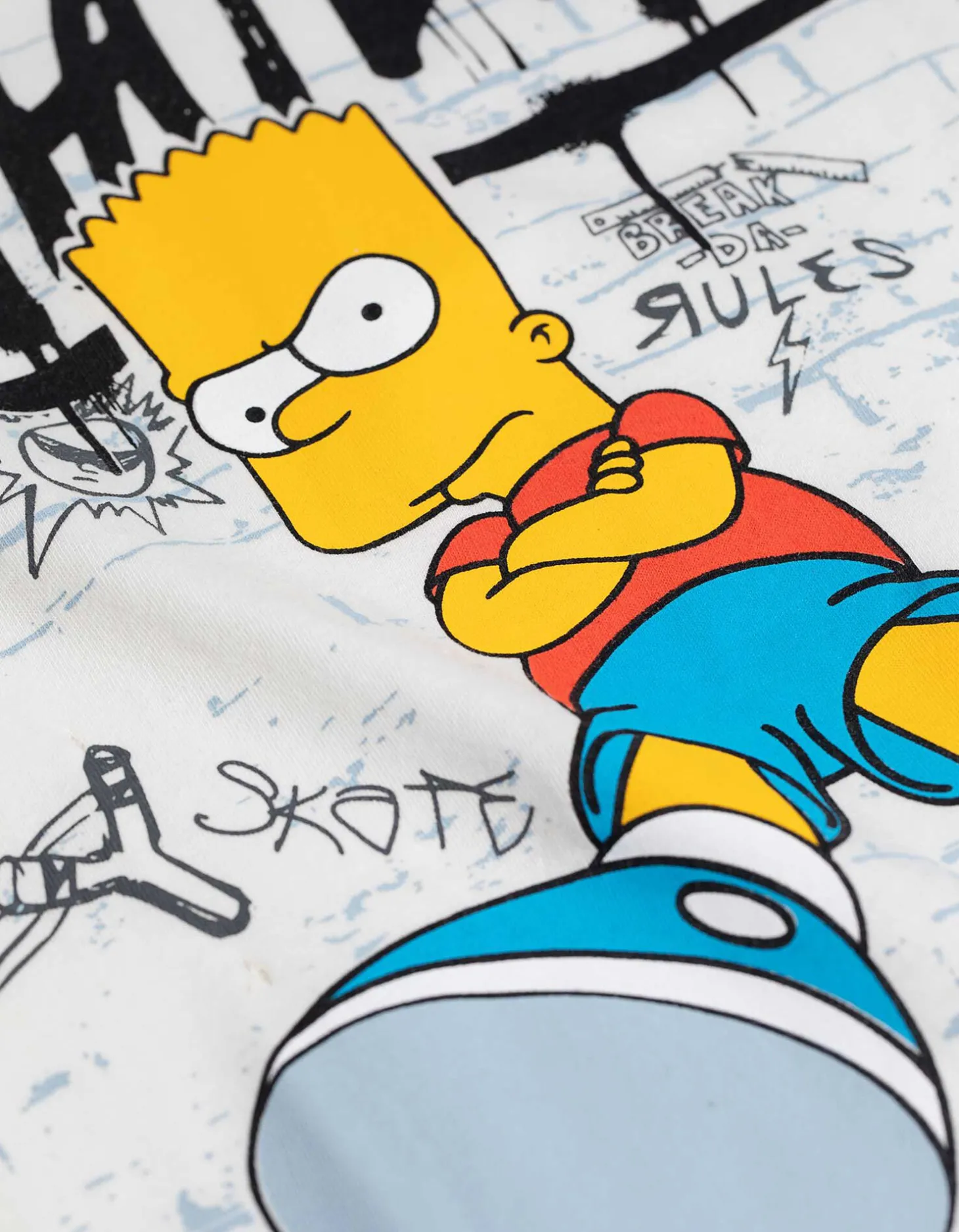 T-shirt - The Simpsons - wit