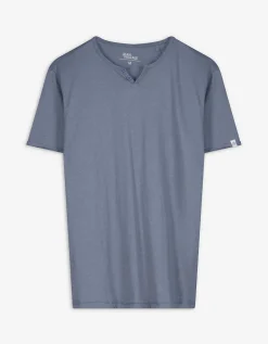 T-shirt - T-shirthals - blauw