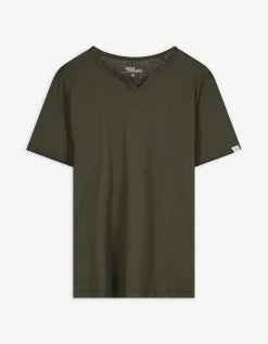 T-shirt - T-shirthals - donkergroen