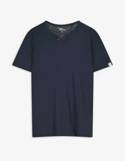 T-shirt - T-shirthals - donkerblauw