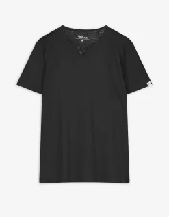 T-shirt - T-shirthals - zwart