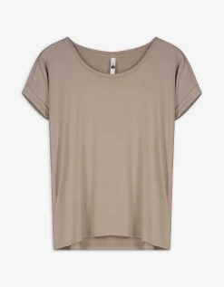 T-shirt - Viscosemix - beige