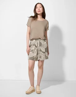 T-shirt - Viscosemix - beige