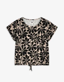 T-shirt - Viscosemix - beige