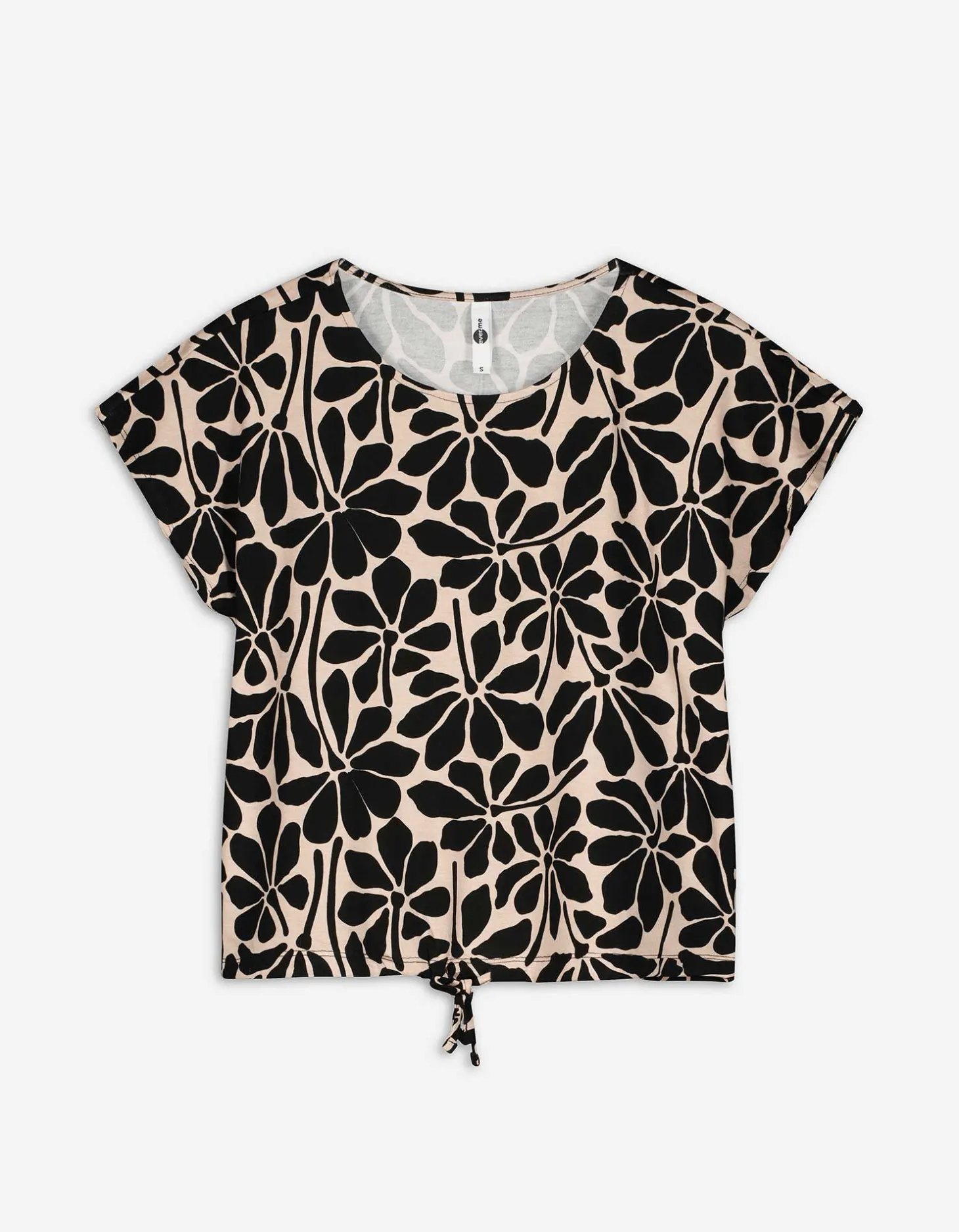 T-shirt - Viscosemix - beige