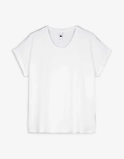 T-shirt - Viscosemix - wit
