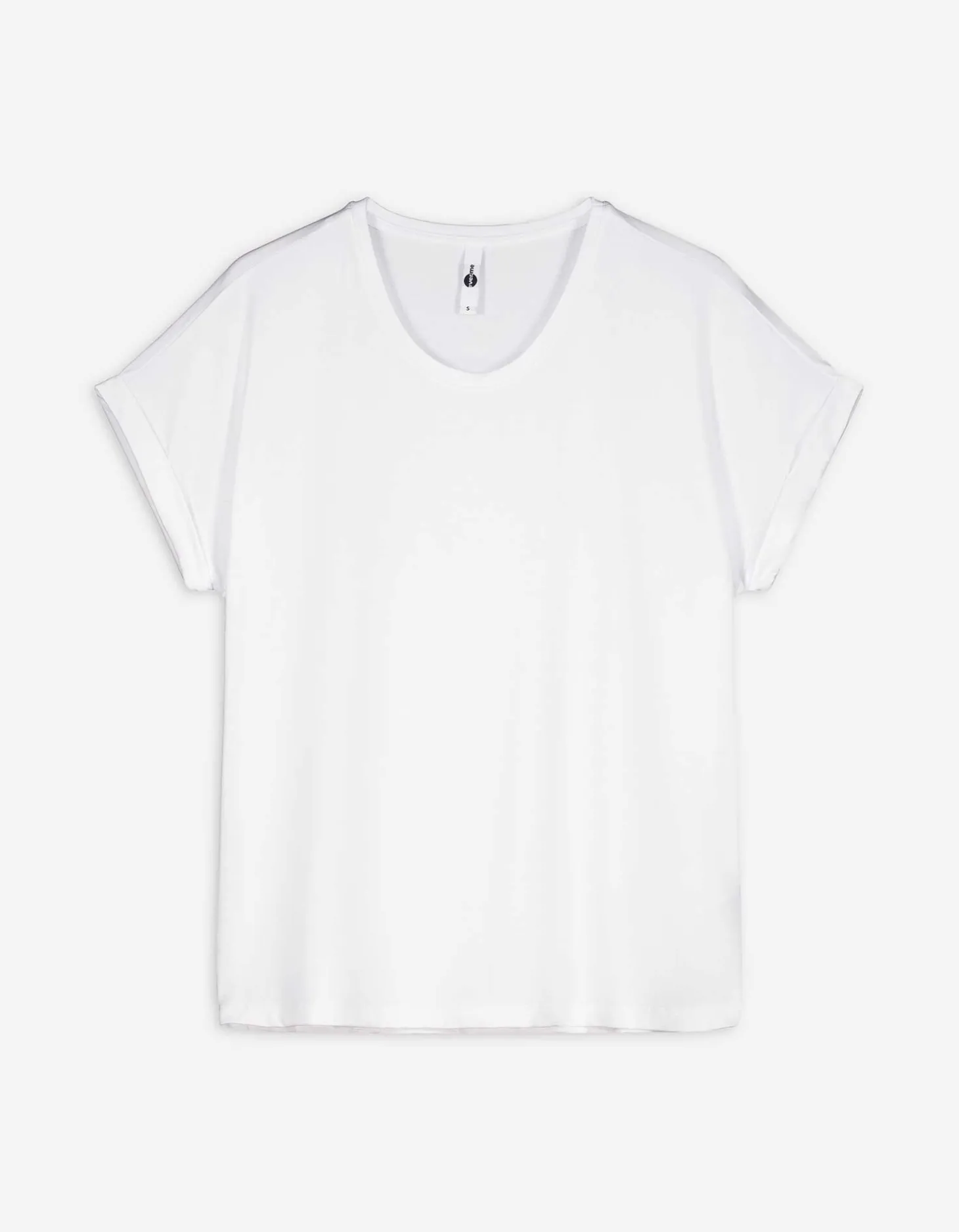 T-shirt - Viscosemix - wit