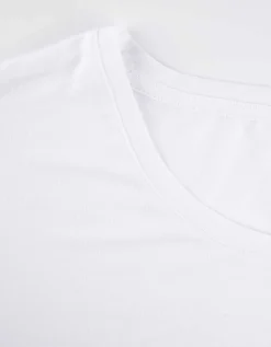 T-shirt - Viscosemix - wit