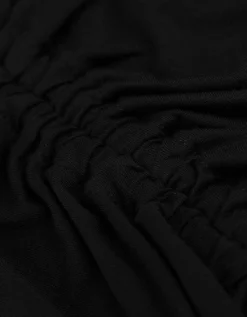 T-shirt - Viscosemix - zwart