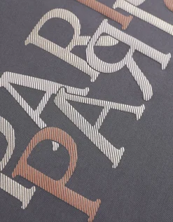T-shirt - Vooropdruk - donkergrijs