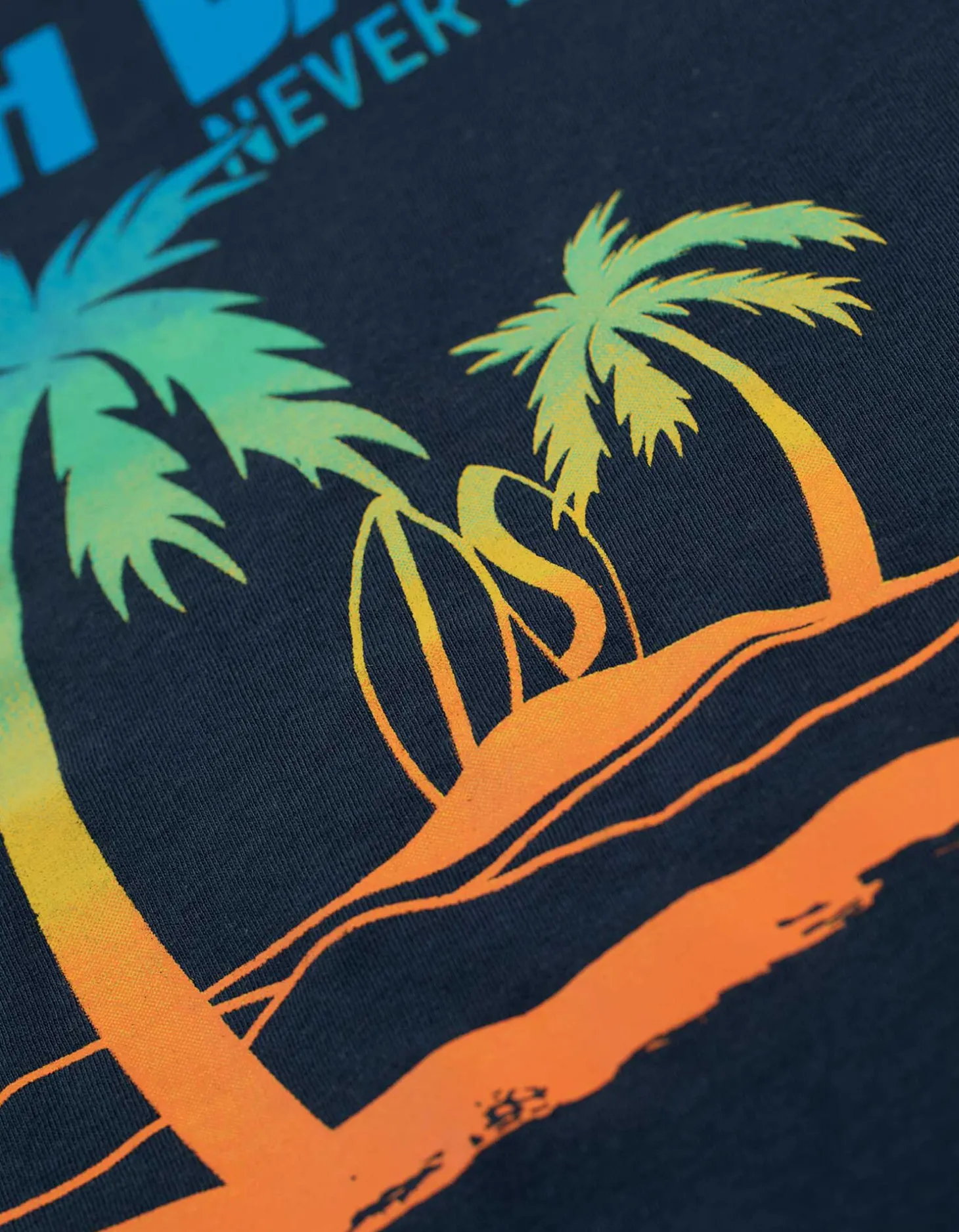 T-shirt - Vooropdruk - donkerblauw