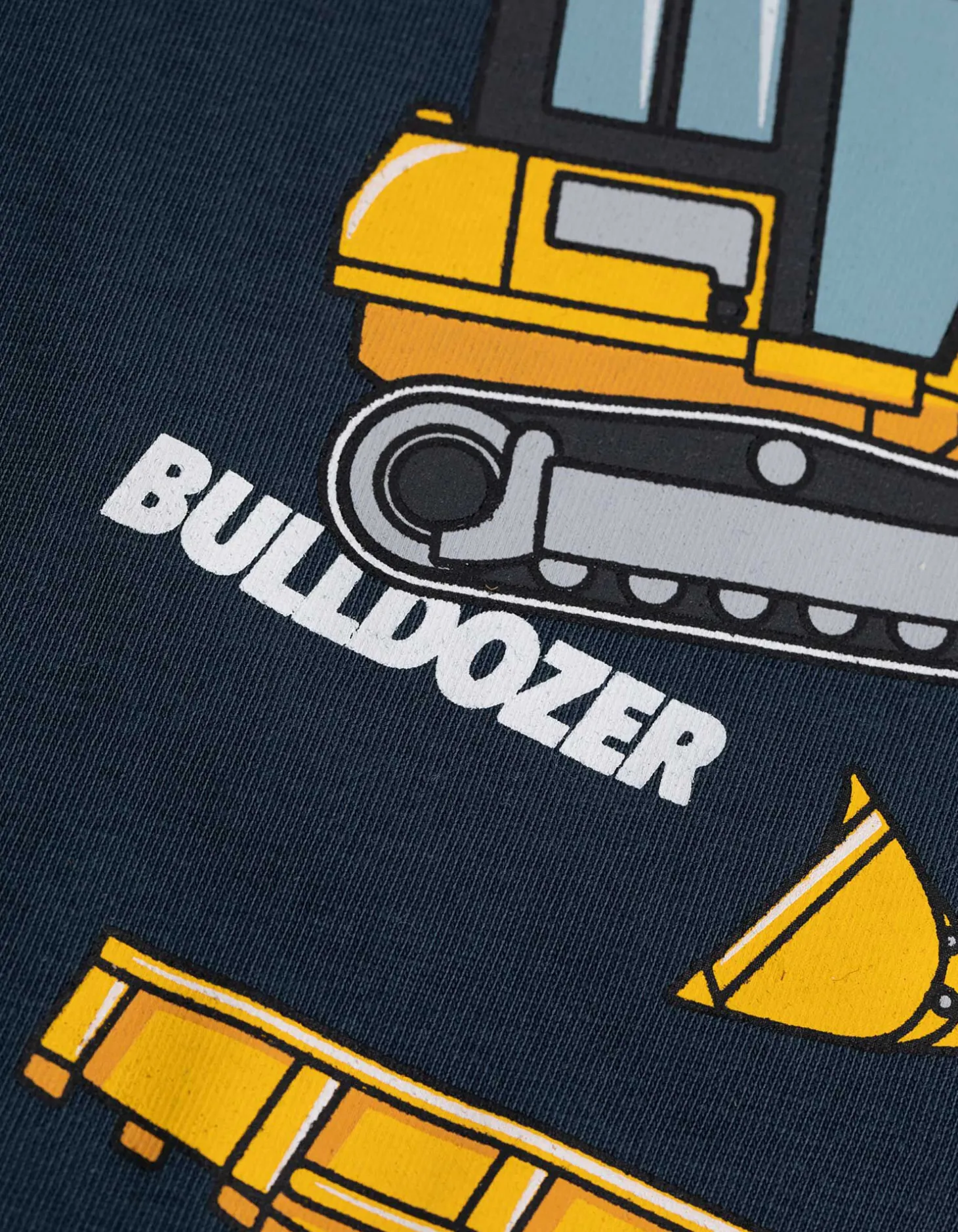 T-shirt - Vooropdruk - donkerblauw