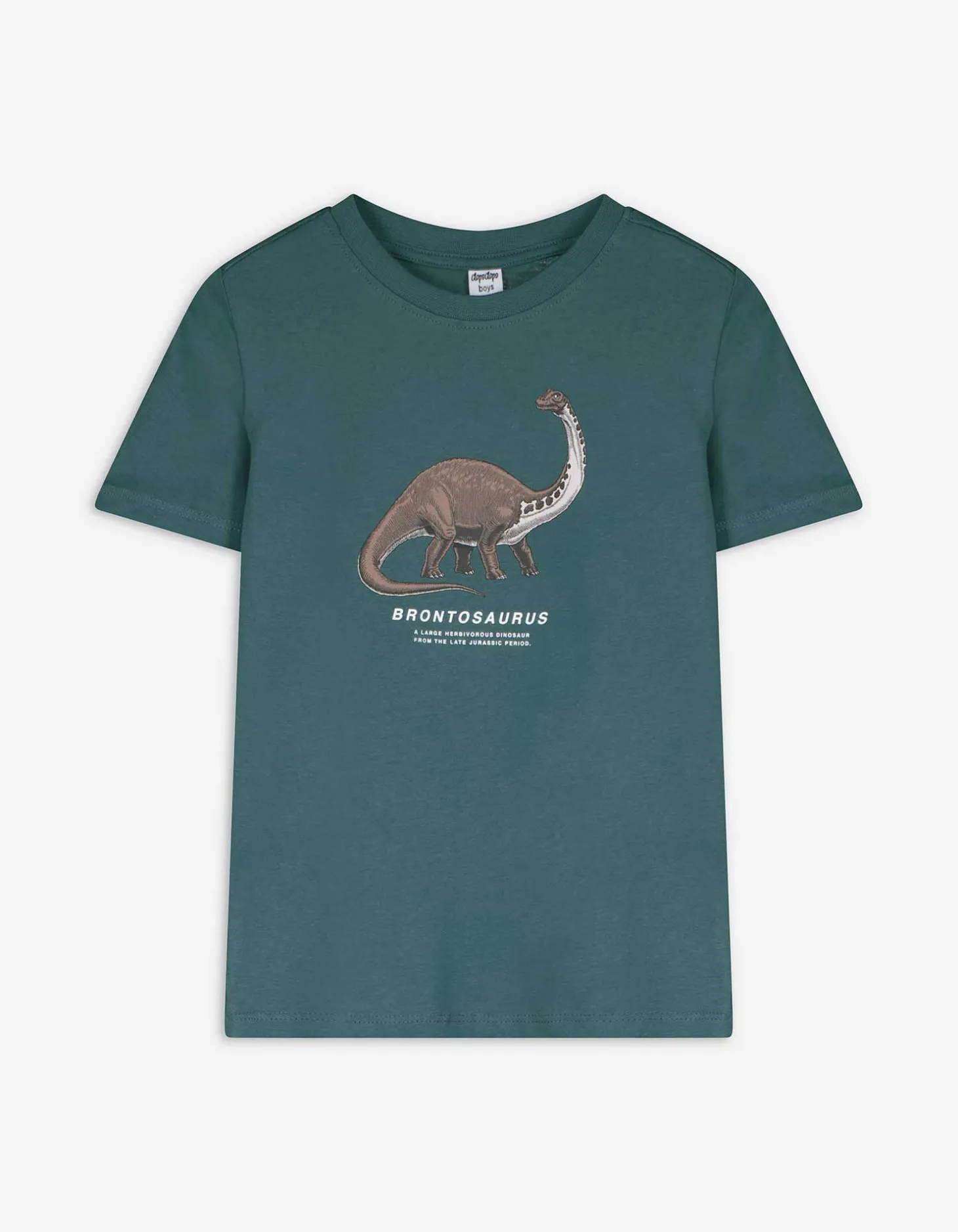 T-shirt - Vooropdruk - groen