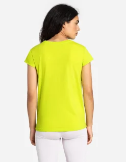 T-shirt - Vooropdruk - lichtgroen