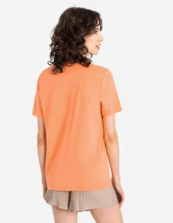 T-shirt - Vooropdruk - oranje