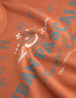 T-shirt - Vooropdruk - oranje