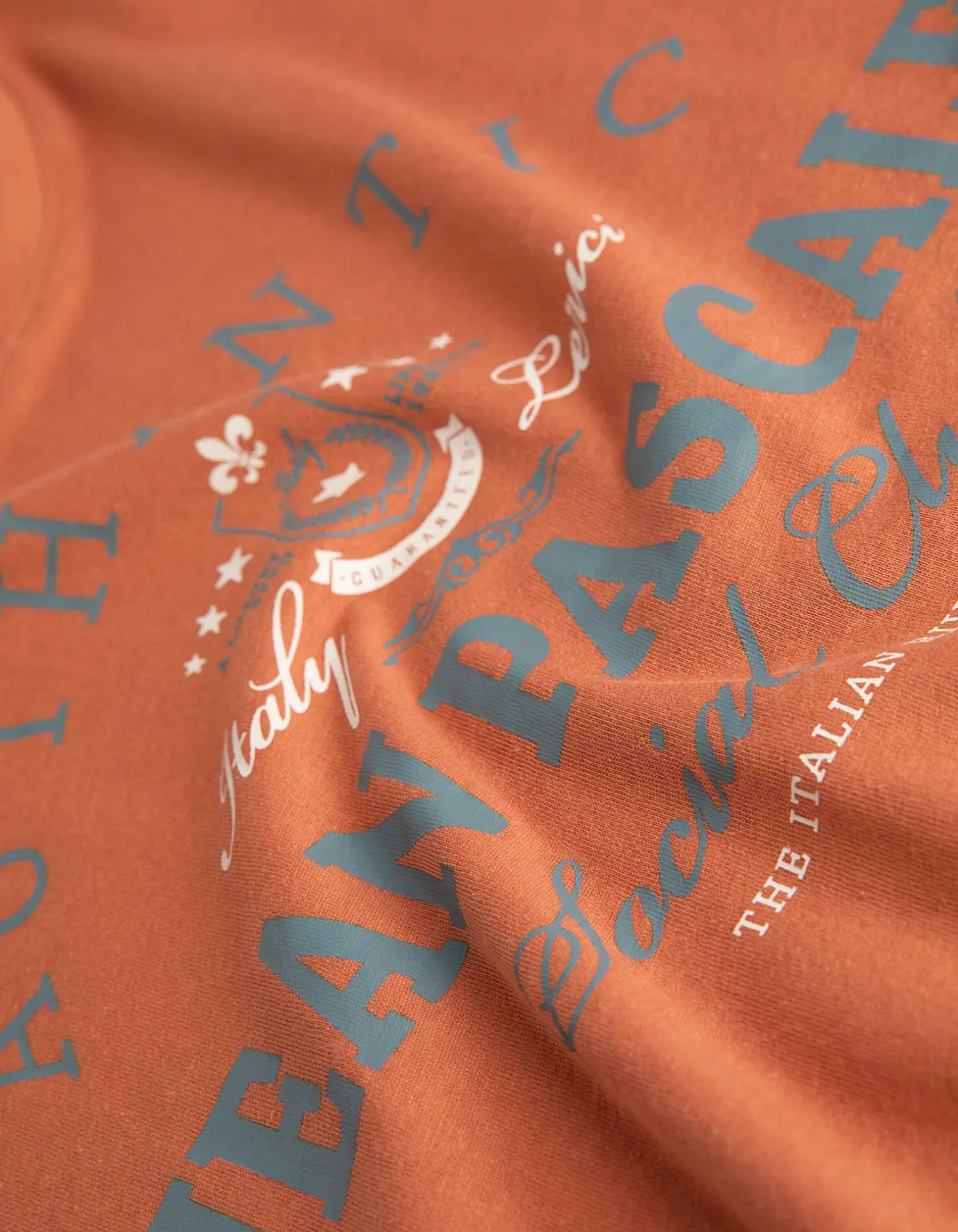 T-shirt - Vooropdruk - oranje