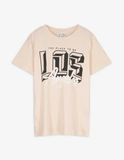 T-shirt - Vooropdruk - oranje