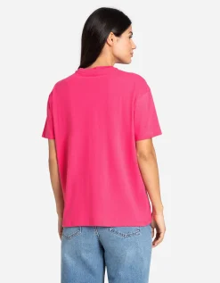 T-shirt - Vooropdruk - pink