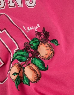 T-shirt - Vooropdruk - pink