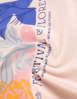 T-shirt - Vooropdruk - roze