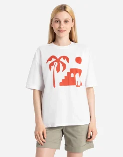 T-shirt - Vooropdruk - wit
