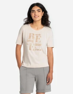 T-shirt - Vooropdruk - wit