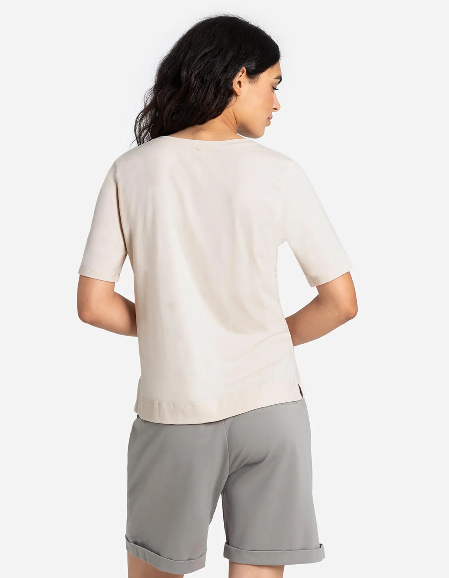 T-shirt - Vooropdruk - wit