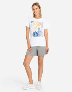 T-shirt - Vooropdruk - wit