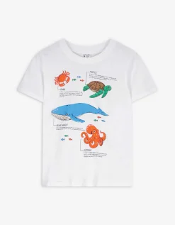 T-shirt - Vooropdruk - wit