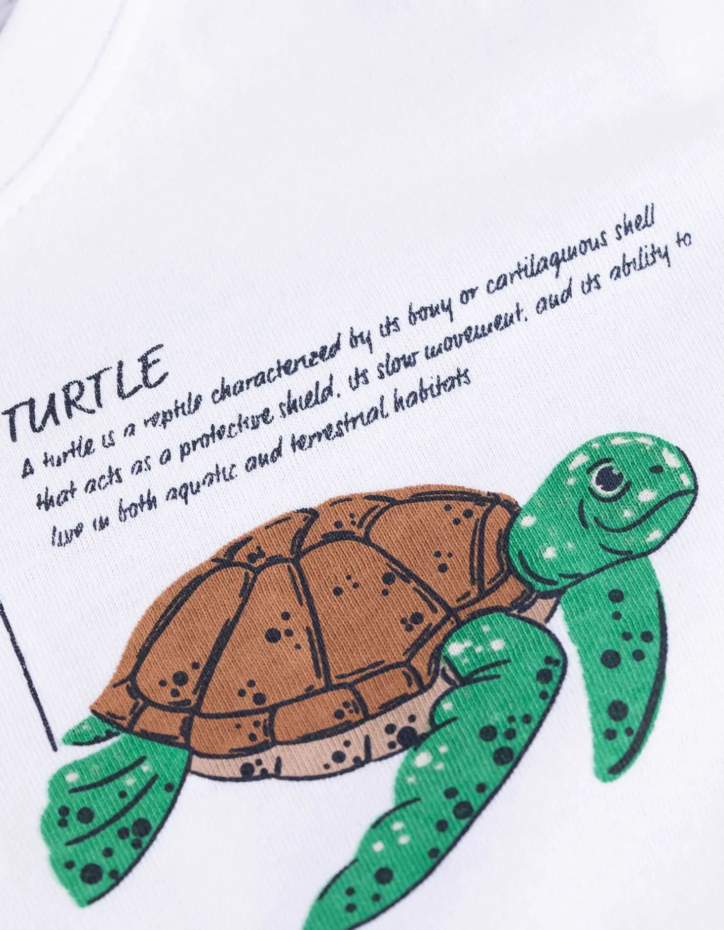 T-shirt - Vooropdruk - wit