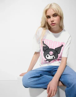 T-shirt - Vooropdruk - wit