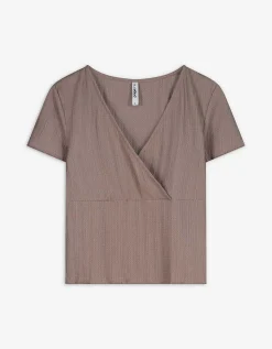 T-shirt - Wikkellook - beige