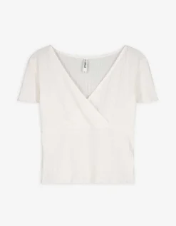 T-shirt - Wikkellook - wit