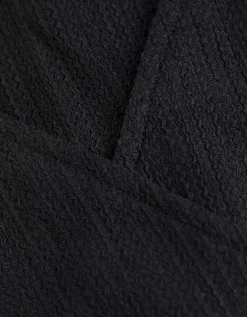 T-shirt - Wikkellook - zwart