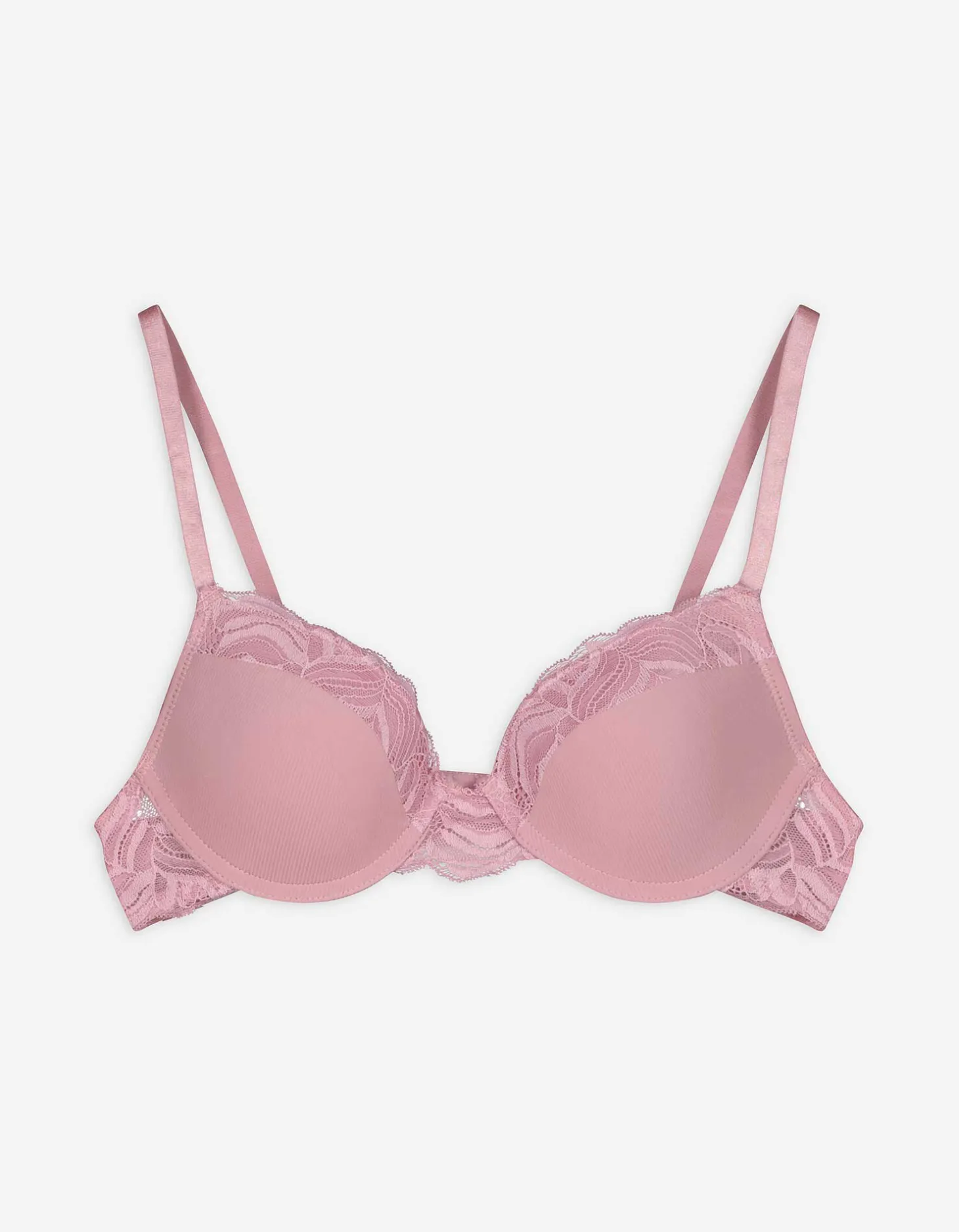 T-shirt-bh - Effen - roze