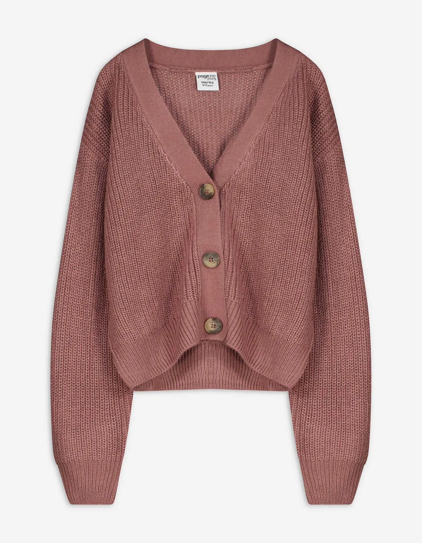 Vest - kort - donkerrood