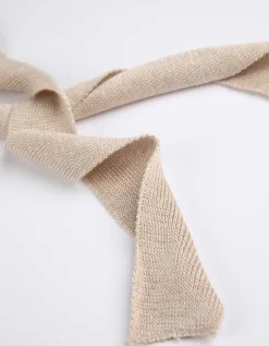Vest - Strikceintuur - beige