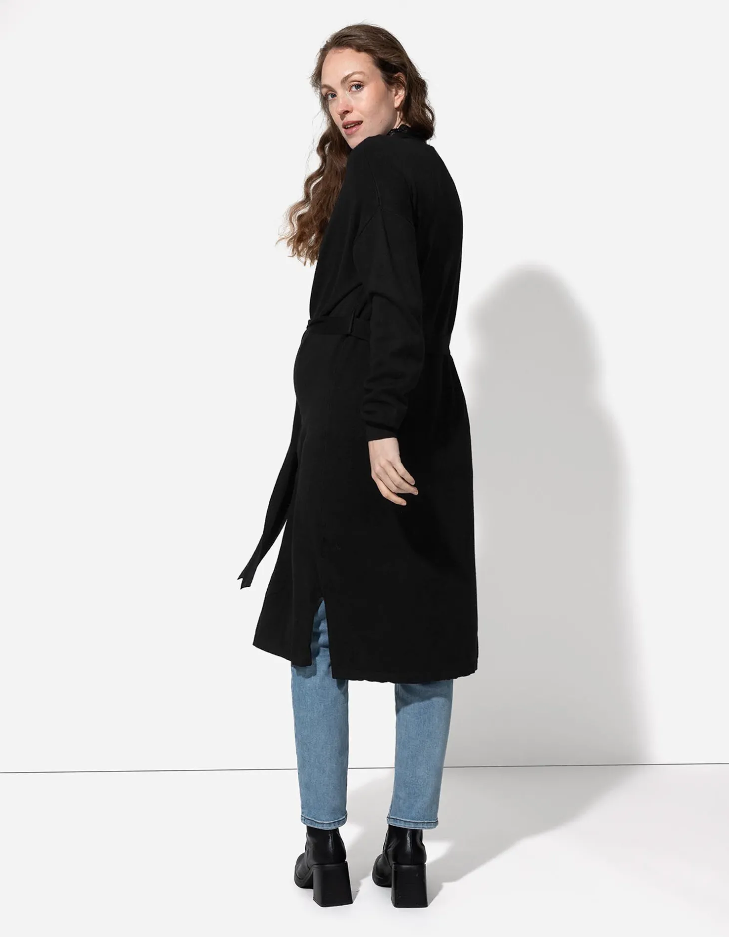 Vest - Strikceintuur - zwart