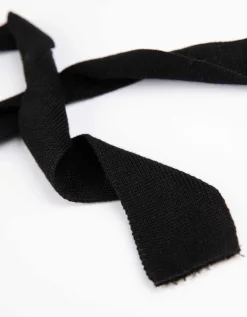 Vest - Strikceintuur - zwart