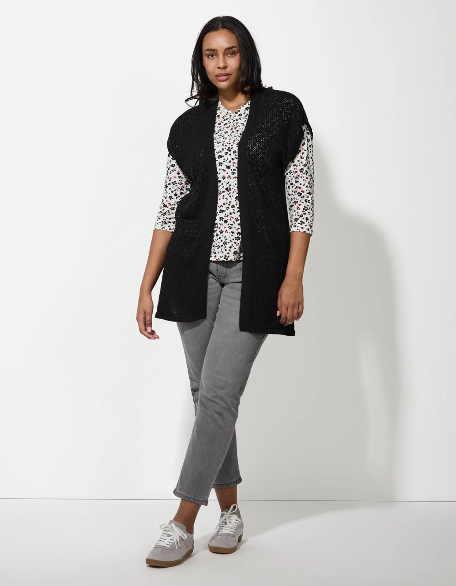 Vest - Zonder sluiting - zwart