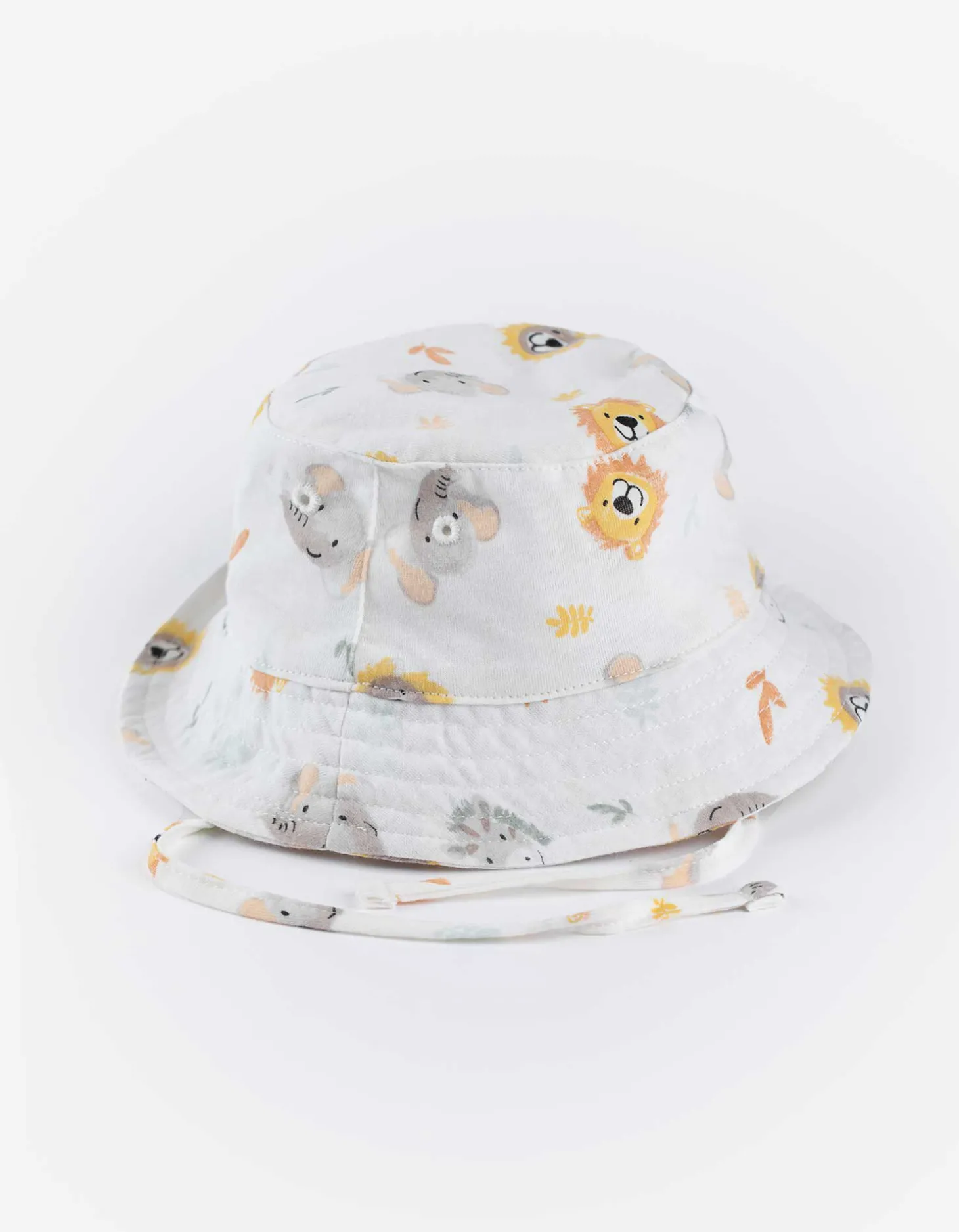 Zomerhoed - Print all-over - wit