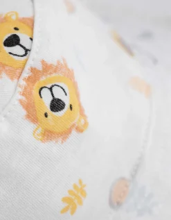 Zomerhoed - Print all-over - wit