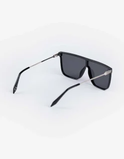 Zonnebril - Metallic details - zwart