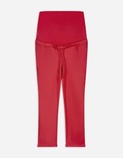 Zwangerschapsbroek - Zwangerschapskleding - rood