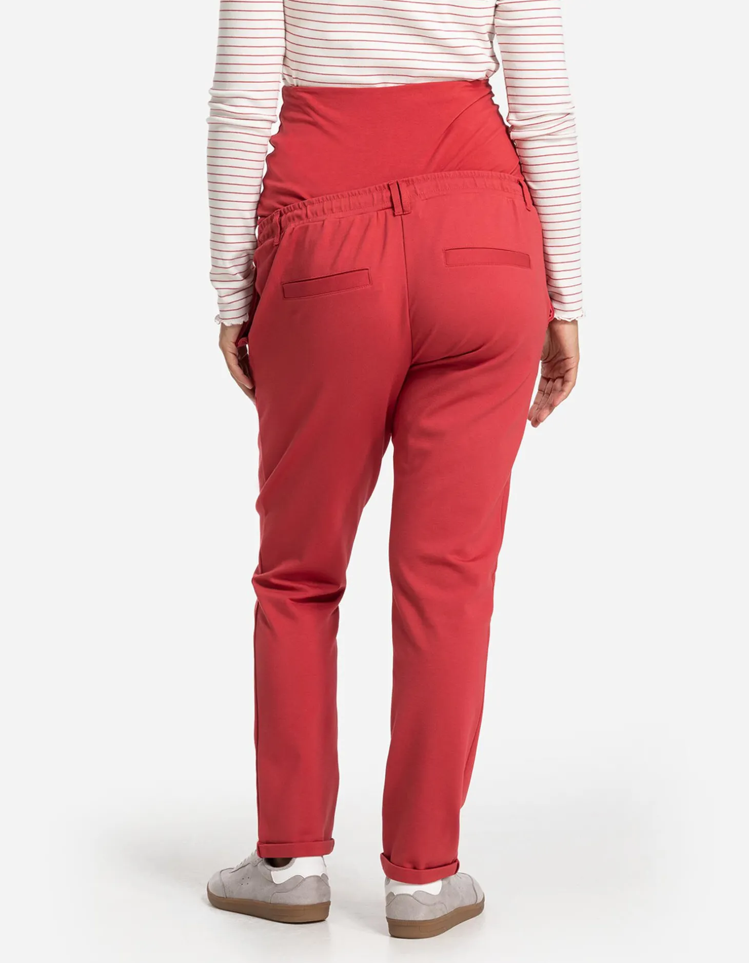 Zwangerschapsbroek - Zwangerschapskleding - rood