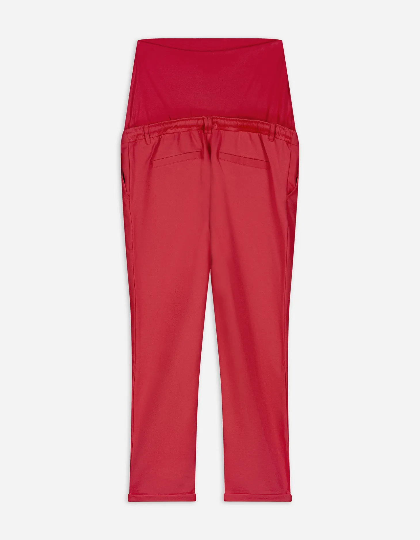Zwangerschapsbroek - Zwangerschapskleding - rood