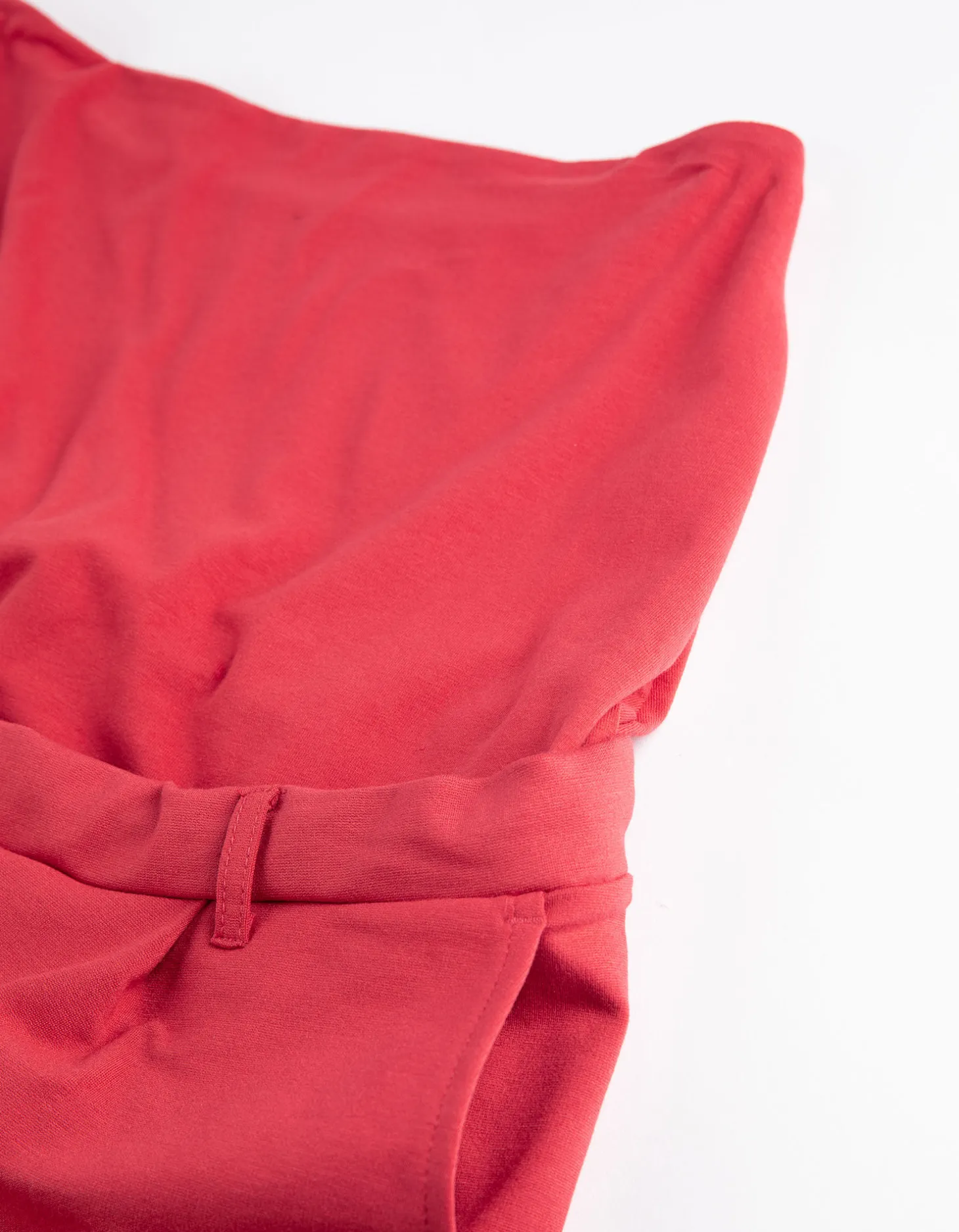 Zwangerschapsbroek - Zwangerschapskleding - rood
