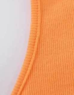 Zwangerschapsjurk - Effen - oranje