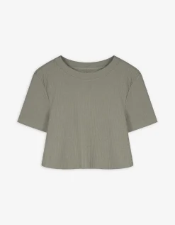 Zwangerschapsshirt - Korte mouwen - lichtgroen